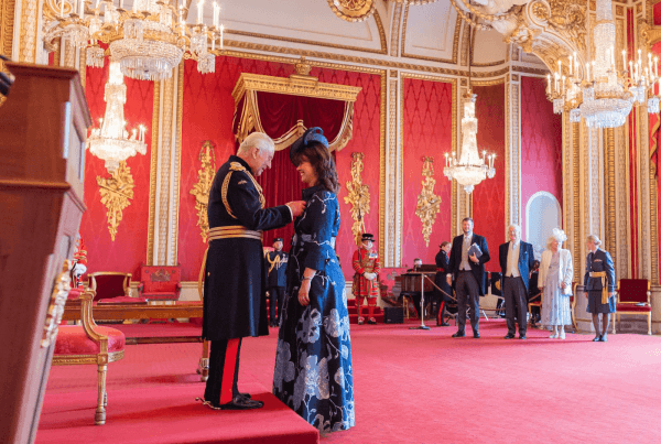 Caroline Redman Lusher Meets The King