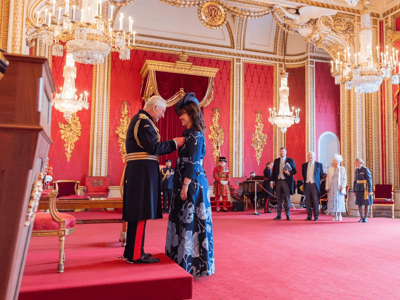 Caroline Redman Lusher Meets The King