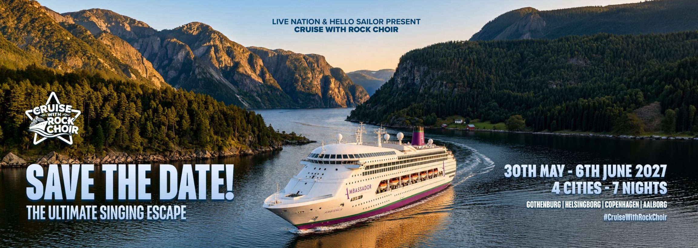 Cruise With Rock Choir- Save The Date